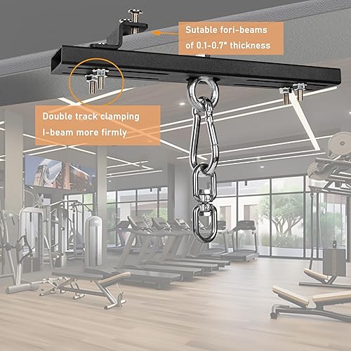 Punching Bag Hanger, Heavy Bag Mount, Boxing Bag Hanger, Punching Bag Kit,Muay Thai,MMA Training,Gymnastic Rings,500lbs Capacity… - Ysert