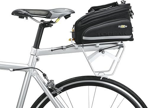 Topeak RX Beamrack W/Side Frame E Type, Portapacchi. Unisex-Adulto, Grigio, 46x11.5x20.5 cm - Ysert