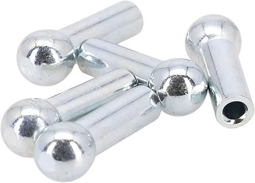 5 terminali a sfera per cavi per filo di acciaio, antenna, filo stendibiancheria, accessori di ricambio per cavi di casa e palestra (6 mm) - Ysert