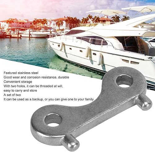 2 Pezzi Chiave per Piastra di Riempimento Ponte per Barche Marine in Acciaio Inox Gas per Acqua Serbatoio Carburante per Riempimento Ponte Chiave di Ricambio - Ysert