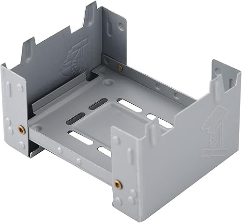 Fornello Tascabile Pieghevole Ultraleggero,fornello Pieghevole da 3.74 'x 2.95' a combustibile Solido da Campeggio fornello Portatile per Cucina all'aperto, Viaggi con Zaino - Ysert