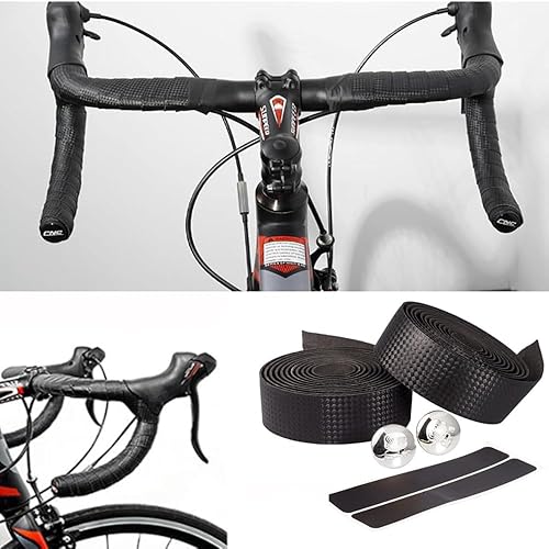 Nastro Manubrio Bici Carbonio,Nastro manubrio per bicicletta da ciclismo, impermeabile, antiscivolo per bici da strada e ciclismo urbano - Ysert