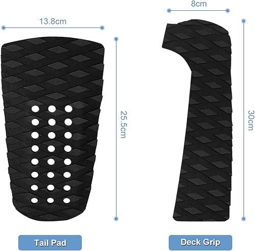 Tavola da Surf Traction Pad in Eva Antiscivolo Trazione Pad Tailpad Deck Grip Tavola da Surf Accessori da Surf - Ysert