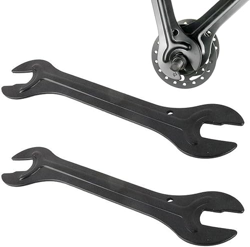 2 Pezzi Chiave Conica per Mozzo Bici in Acciaio al Carbonio (13/14/15/16mm) - Ysert