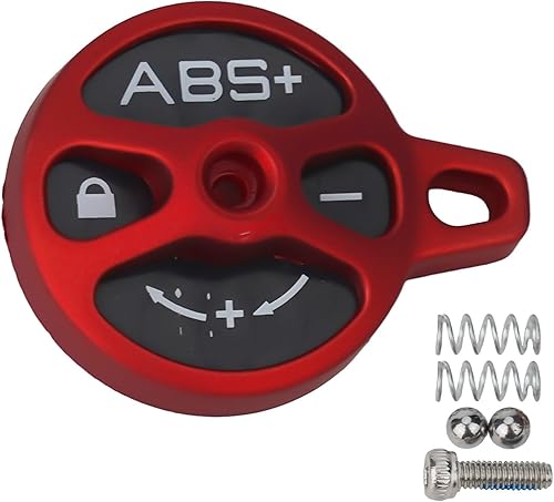 Essential Bicycle Component - Meccanismo di bloccaggio forcella e tappo per serie XCR/XCM (rosso) - Ysert