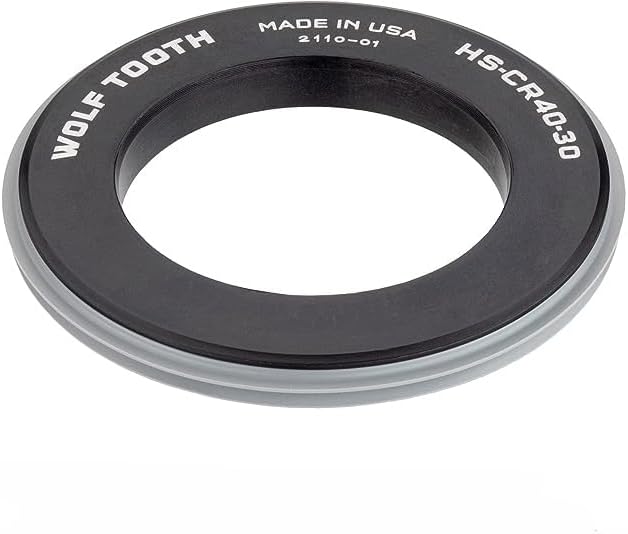Wolf Tooth Crown Race Adattatori - 1 1/8' Sterzo a 1 1/2' Coppa cuscinetto, Alluminio - Ysert