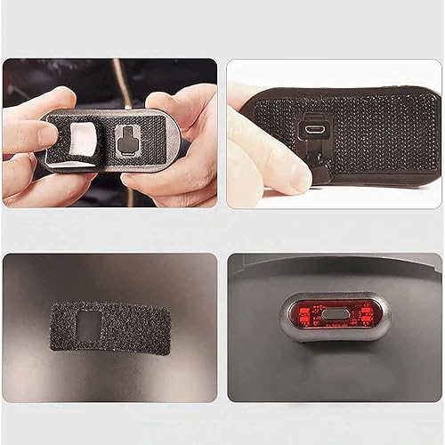 Luce del a LED, Luce di Freno per, di Avvertimento di Sicurezza Rosso Posteriore della Bicicletta Ricaricabile per la Guida di Notte - Ysert