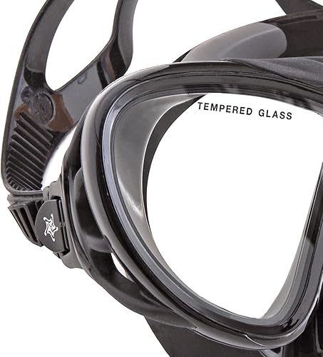Maschera sub in silicone nero GRIFON Sr diving mask - Ysert