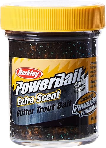 Berkley Powerbait Extra Scent, Esca trota glitterata, 50g - Ysert