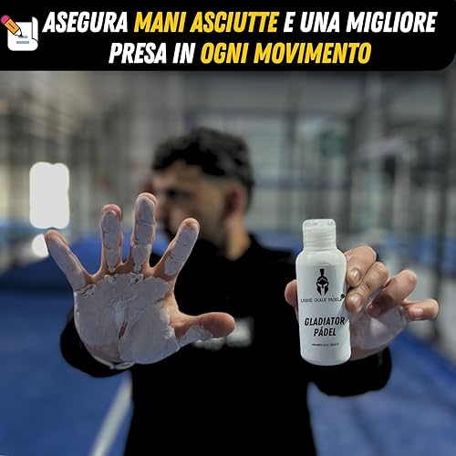 Spray Grip Padel y Magnesium Padel-Antiscivolo per Migliorare la Presa della Racchetta da Padel. Fornisce la Massima Presa e Il Massimo attrito per Mani sudate - Ysert