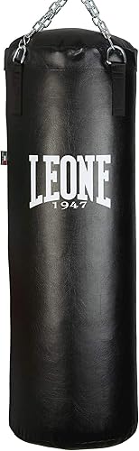 LEONE 1947 - Sacco Allenamento Made In Italy, Nero, 30 Kg - Esclusiva  & Flash Guantoni, Nero, 10 Oz - Ysert