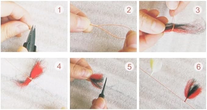 Kit di indicatori per pesca a mosca alla trota, leggero e regolabile, non richiede nodi - Ysert