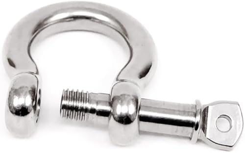 Gibbon Slackline, grillo, Lunghezza Interna: 48 mm, Larghezza Interna: 24 mm, carico di Rottura: 7,2 t, Acciaio Inossidabile, da Utilizzare in connessione con Le imbracature Round Sling di Gibbon - Ysert