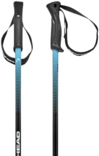 HEAD Bastoncini da sci unisex per adulti, colore nero - Ysert