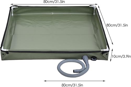 Base doccia pieghevole | Base per tendà da doccia pieghevole | piàtto Doccia | Drenaggio Basino del bacino impermeabile della tendà da tendà da tendà per campeggio campeggio per bagno per animali - Ysert