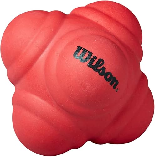 Wilson Reaction Ball, Palla da Tennis per Allenamento Unisex-Adolescente, Rosso, S - Ysert