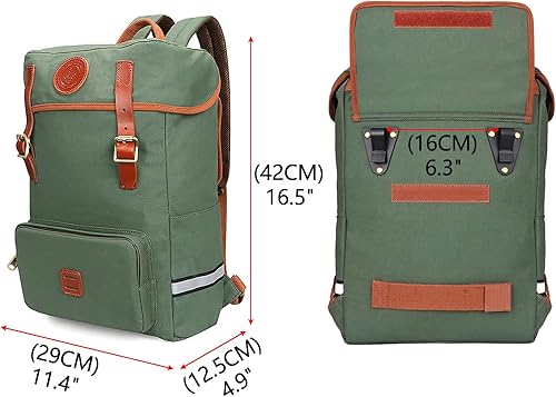 TOURBON - Borsa a tracolla per bicicletta, impermeabile, in tela, per viaggi, scuola - Ysert