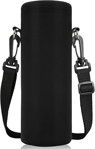 JEYORZY 1 Pezzi Protezione per Bottiglia d'acqua, 8 × 23cm, Borsa per Borraccia in Neoprene 1500ML Portatili Custodia Protettiva Bottiglia d'Acqua, per Sport, Escursionismo, Viaggi, Campus - Ysert