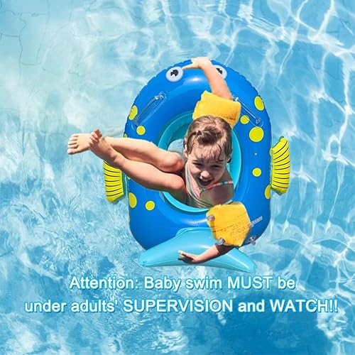 2 Pezzi Anello di Nuoto per Bambini Salvagente,Tigre Piscina Salvagente,Giraffa Circolo di Nuotare,Gonfiatore Swimming Float con Sedile per Bambino Giocattolo Ragazzi e Ragazze per 6 mesi a 4 anni - Ysert