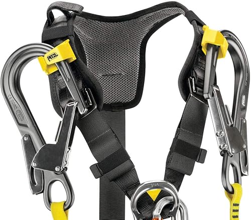 PETZL Avao Bod 1, Imbracature da Arrampicata Unisex-Adulto, Nero/Giallo - Ysert