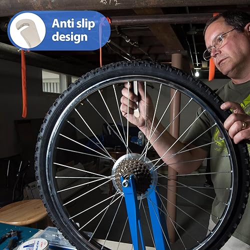 Tiraraggi Bici Universale, Set di 7 Chiave per Raggi della Bicicletta, con Leva per Pneumatici, Tiraraggi Bicicletta Professionale, Tiraraggi Park Tool per Regolare Cerchi di 10g-15g - Ysert