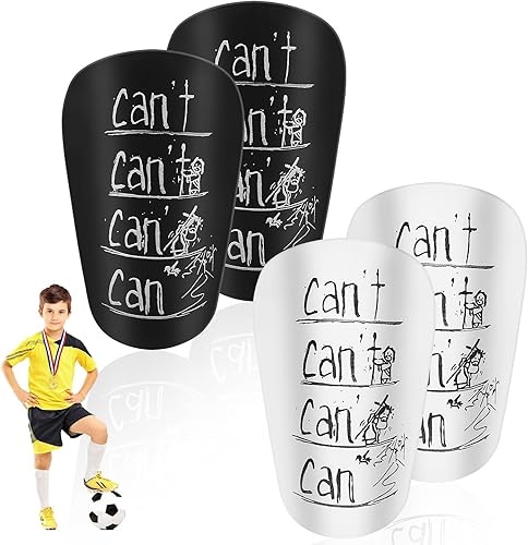 Mini Parastinchi Calcio, 2 Paia di Mini Protezioni per le Gambe per Bambini e Ragazzi, Protezione per Stinchi da Calcio, Ideale per Calcio e Altri Sport - Ysert