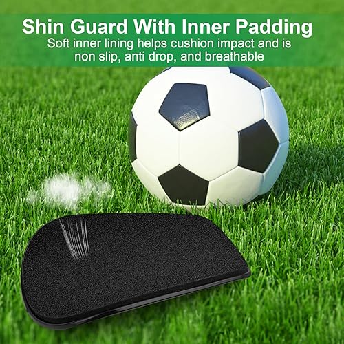 Mini Parastinchi Calcio, 2 Paia di Mini Protezioni per le Gambe per Bambini e Ragazzi, Protezione per Stinchi da Calcio, Ideale per Calcio e Altri Sport - Ysert