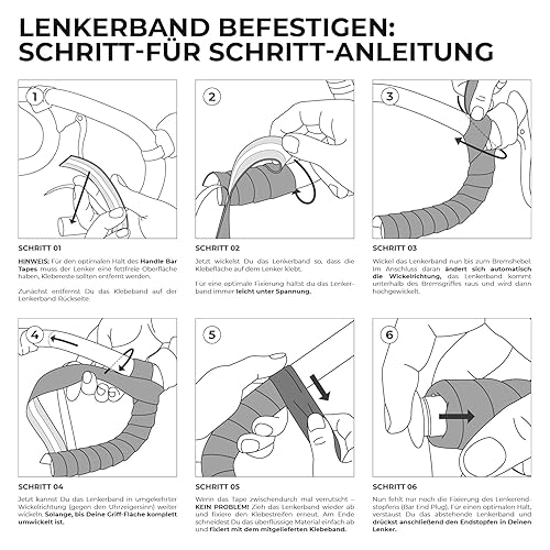 resistente nastro per il manubrio della bici, inclusi tappi di chiusura e strisce adesive - Super antiscivolo e facile da applicare - 200cm x 3cm (viola) - Ysert