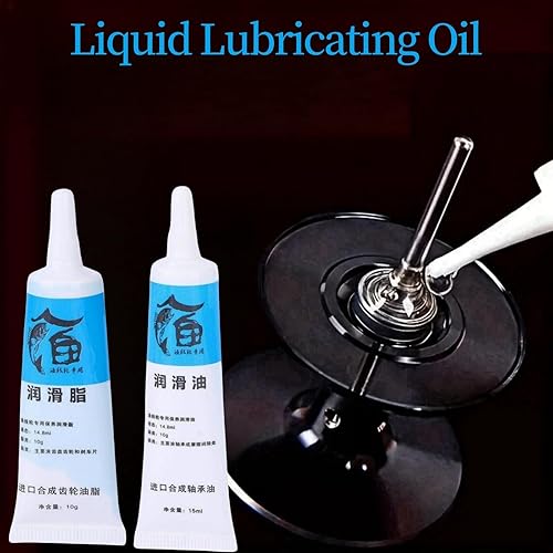 Kit di grasso e olio per mulinello da pesca, kit di pulizia e grasso per mulinello da pesca, kit di pulizia e grasso per mulinello da pesca, kit di manutenzione per bobine, olio per mulinello da - Ysert