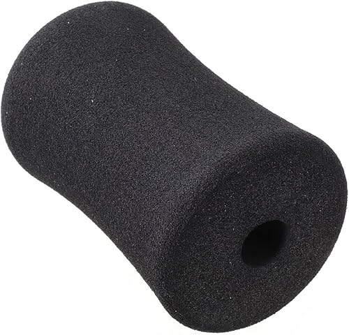 Confezione da 2 cuscinetti in schiuma per piedi, rullo di ricambio per gambe in schiuma, per estensione delle gambe, per panca pesi, attrezzature per esercizi in palestra (120 x 80) - Ysert