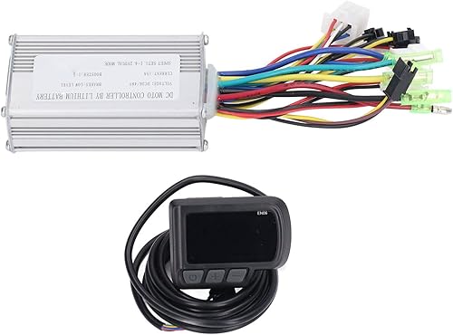 Kit Controller Motore Brushless 15A 36V 48V con Display LCD EN06 Interfaccia USB Pannello Controller Bici Elettrica per Motori 250W 350W - Ysert