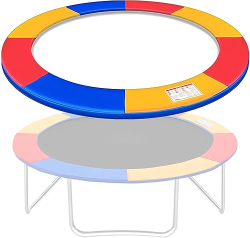 Copertura per trampolino, larghezza 30 cm, in PVC resistente ai raggi UV, con cinghie fisse, pieghevole, per trampolini interni ed esterni - Ysert