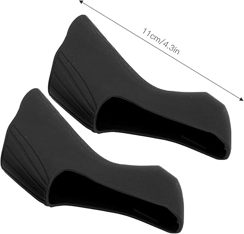 Comandi per bici da strada Accessori per coperture in silicone R7000 R8000 Copri leve freno per leve del cambio Cappuccio Elevata robustezza per bici da strada(black) - Ysert