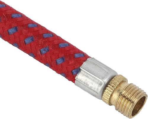Tubo di Prolunga per Pompa da Bici, 2 Pezzi 16,6 Cm/6,5 Pollici Tubo di Prolunga per Pompa da Bici Tubo di Gonfiaggio a Doppia Valvola in Nylon Rame per Pompa da Bici - Ysert