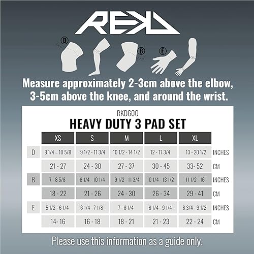 Heavy Duty Triple Pad Set, Kit di Protezione Skateboard Unisex Adulto - Ysert