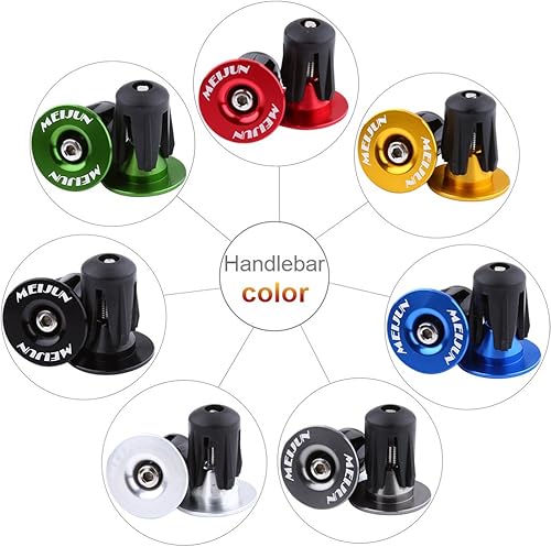 Set di 2 tappi terminali per manubrio della bicicletta (rosso) - Ysert