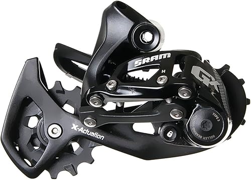 SRAM GX - Deragliatore posteriore per bicicletta, con gabbia media a 2 x 11 velocità - Ysert