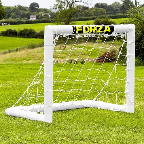 Porta da Calcio Mini Target [0,9 x 0,75 m] | Porta da Giardino per Bambini - PVC Resistente alle Condizioni atmosferiche | Sistema di bloccaggio Essenziale | (Solo Porta) - Ysert