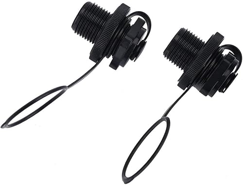 2 Pezzi Valvola per Gommoni, Spine a Spirale per Barche Gonfiabili, Valvola Aria Gonfiabile Barca Kayak Tappo per zattera Sostituzione Gonfiaggio Sostituzione Valvola a Vite per dirigibile - Ysert