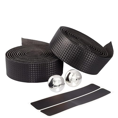 Nastro Manubrio Bici Carbonio,Nastro manubrio per bicicletta da ciclismo, impermeabile, antiscivolo per bici da strada e ciclismo urbano - Ysert