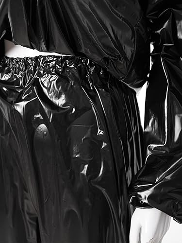 Tuta da sauna unisex, per esercizi per la perdita di peso, sottile, per palestra, fitness e allenamento, anti-strappo e anti-sudore - Ysert