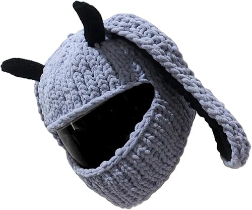 Popolare Moto Caschi Copre Divertenti Conigli Orecchio Peluche Caschi Pieno Viso Coperture Protettive Per Divertenti Giostre E Regali - Ysert