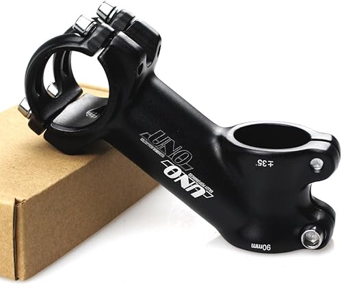 FOMTOR Attacco Manubrio 25.4 90mm Attacco Manubrio MTB da 35 Gradi per Manubrio MTB per Mountain Bike Road Bike BMX MTB - Ysert