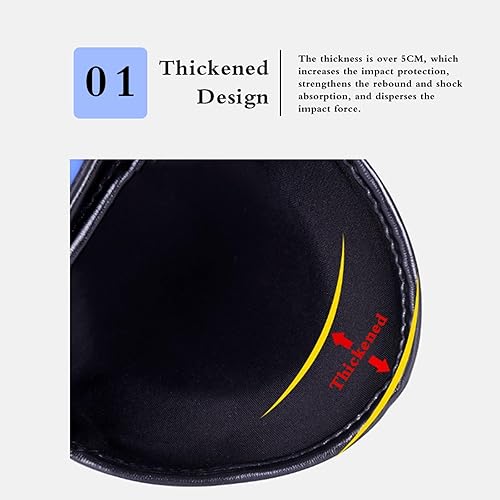 Protettivo Imbottita Paratibie,Paratibie Muay Thai,parastinchi Muay Thai,con Pelle PU Antideflagrante e Fodera in Lattice ad Alta Densità,Proteggono Le Tibie e Il Collo del Piede. - Ysert