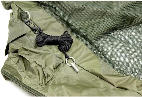Karpfen Wiegeschlinge XXL, Sdraio per Carpa. da Uomo, Verde Oliva, L - Ysert