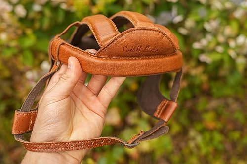 Gusti Accessorio per Bicicletta in Pelle - Jeannie L. Design Retro Vintage in Pelle di Bufalo Marrone 60-61 cm - Ysert