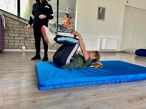 Materasso allenamento ginnastica Resingomm di caduta 30kg al metro cubo, antistrappo idrorepellente, outdoor indoor, propedeutico capovolta Altissima densità e da esterno - Ysert