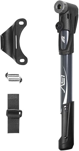 Mini-pompa per bici, portatile, pompa da telaio, 120 psi, alta pressione, valvola intelligente per Presta e Schrader - Ysert