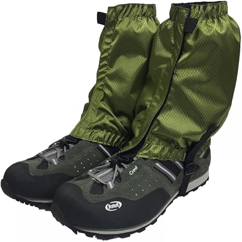 MiOYOOW 1 paio di ghette da trekking, ghette alla caviglia impermeabili ghette per caccia, escursionismo, passeggiate e zaino - Ysert