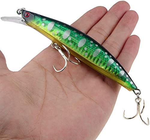 Sztuczna przynęta wędkarska 5 sztuk 13 cm 23 g Swimbait Minnow zestaw przynęt NA ryby zestaw przynęt NA szczupaki, pstrąg, sandacza, okonia, słodkiej wody słonej wody słonej - Ysert